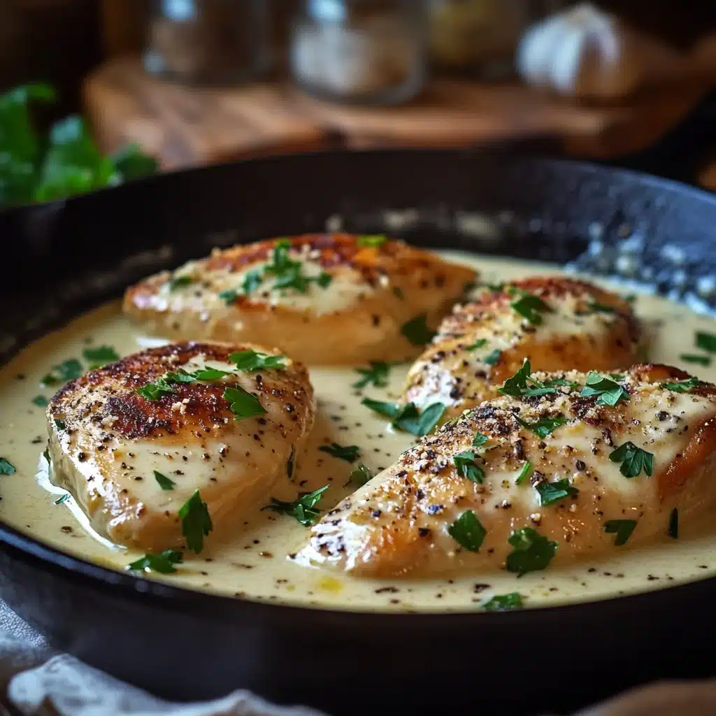 Creamy Garlic Parmesan Chicken 2 Garlic Chicken Step 1