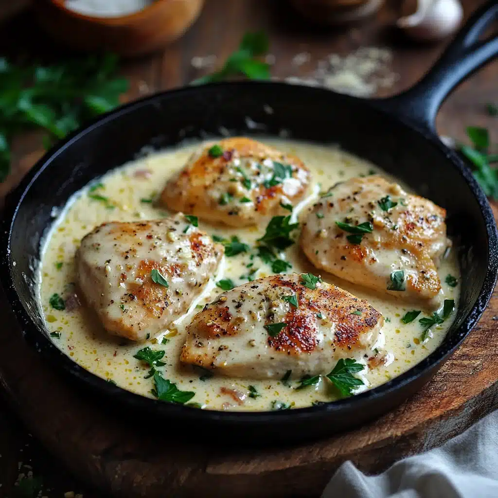 Creamy Garlic Parmesan Chicken 3 Garlic Chicken Step 2
