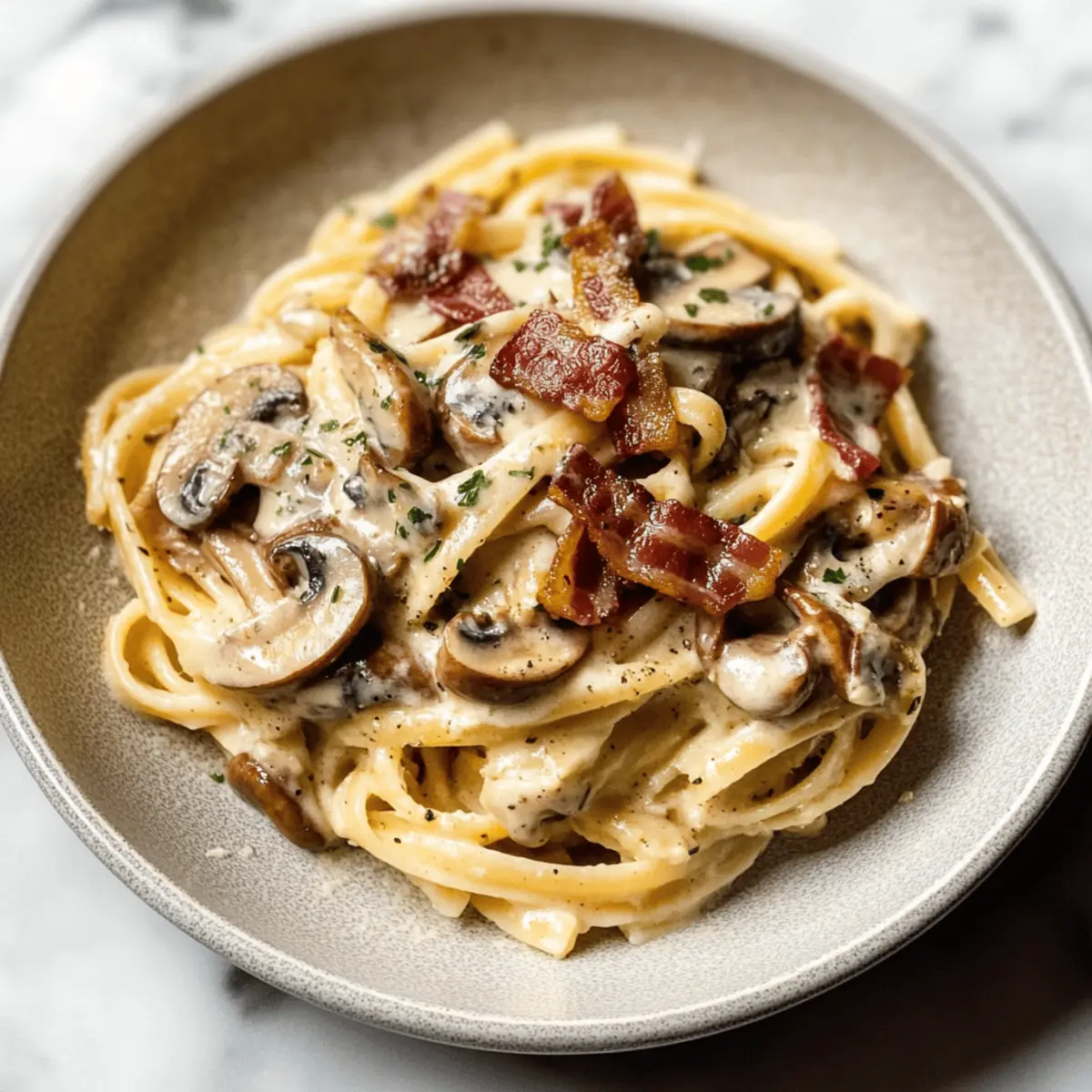 Creamy Bacon and Mushroom Pasta for Cozy Nights In 2