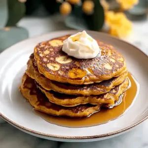 Pumpkin Banana Pancakes