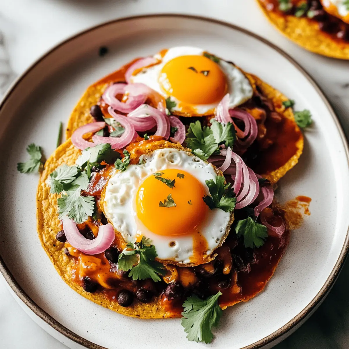 Red Chile Tostadas with Eggs for a Flavorful Breakfast Boost 3 lb27hfpbycgoz0j7foeq