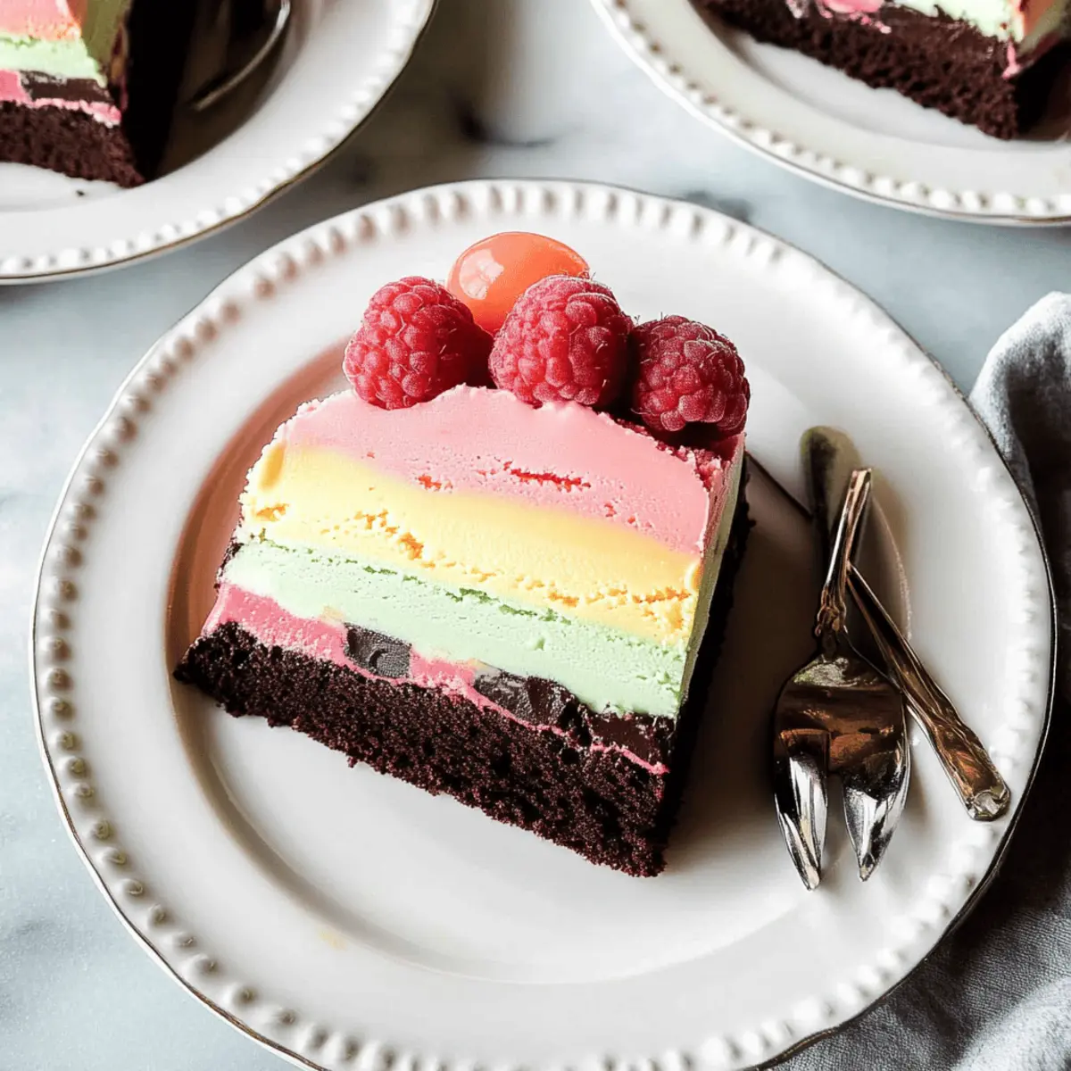 Layered Ice Cream Cake: A Colorful, No-Bake Summer Delight 1