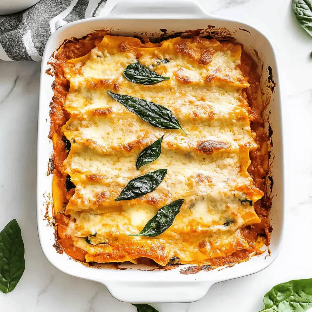 Creamy Vegetarian Pumpkin Spinach Lasagna for Cozy Nights 4 Vegetarian Pumpkin Spinach Lasagna