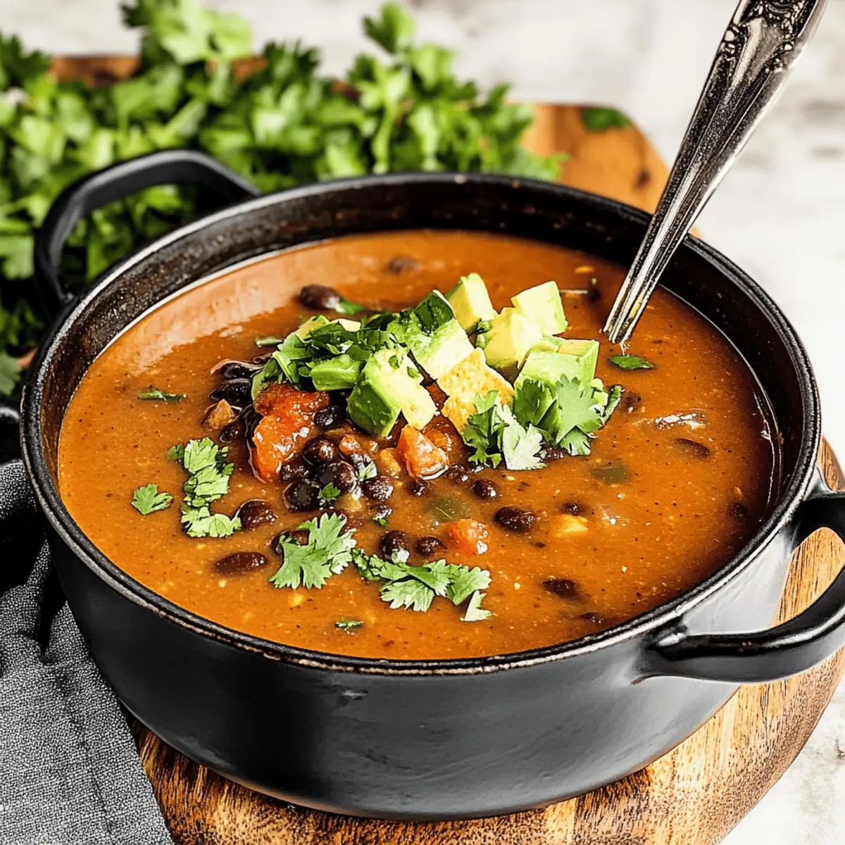 Delicious Black Bean Soup Ready in Just 20 Minutes 4 Black Bean Soup