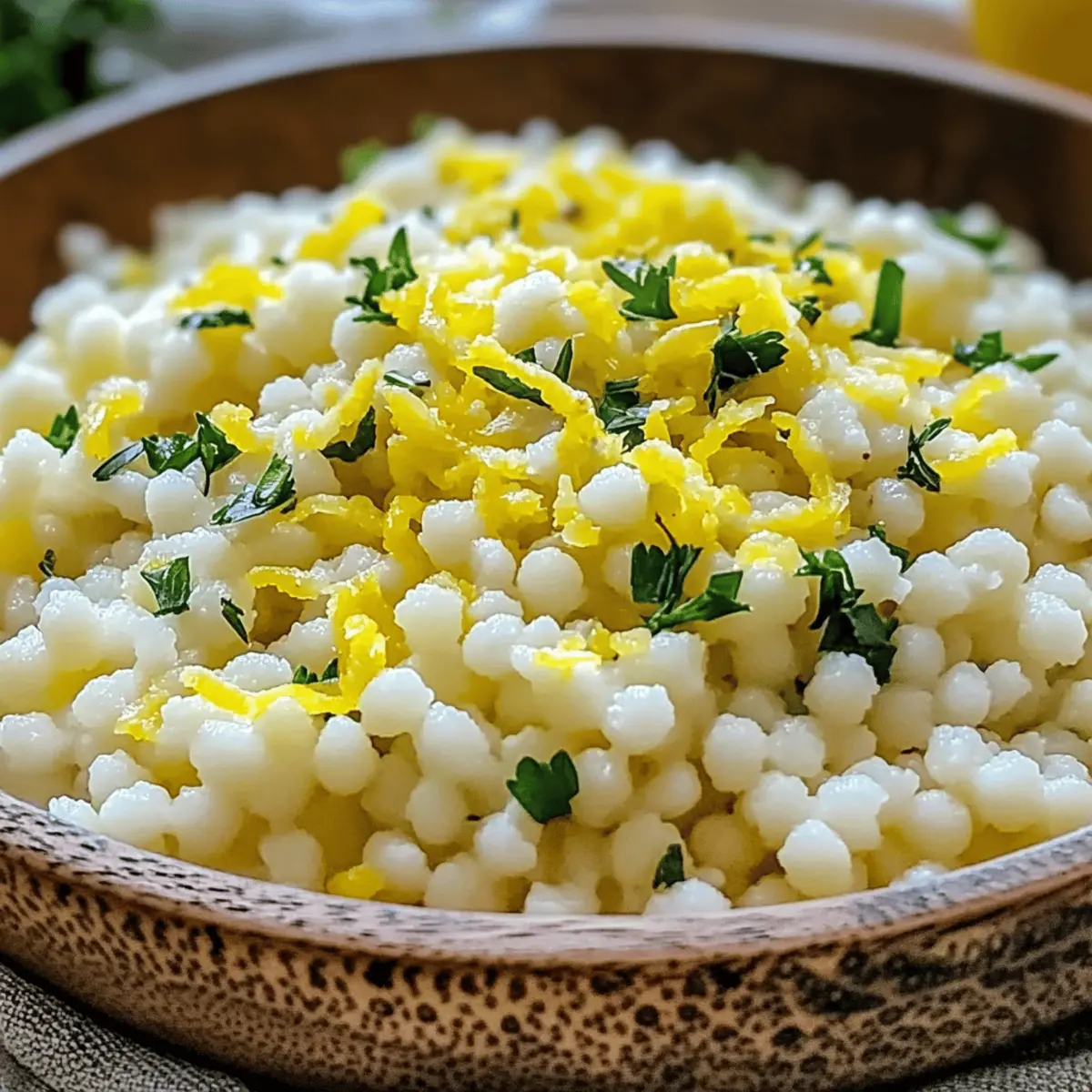 Lemon Parmesan Couscous