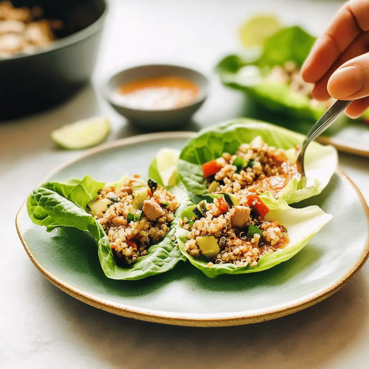 Delicious Chicken Lettuce Wraps with Zesty Lime Drench 1
