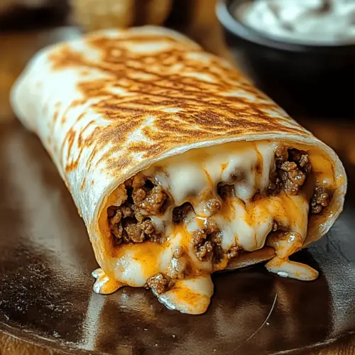 Easy Grilled Cheese Burrito