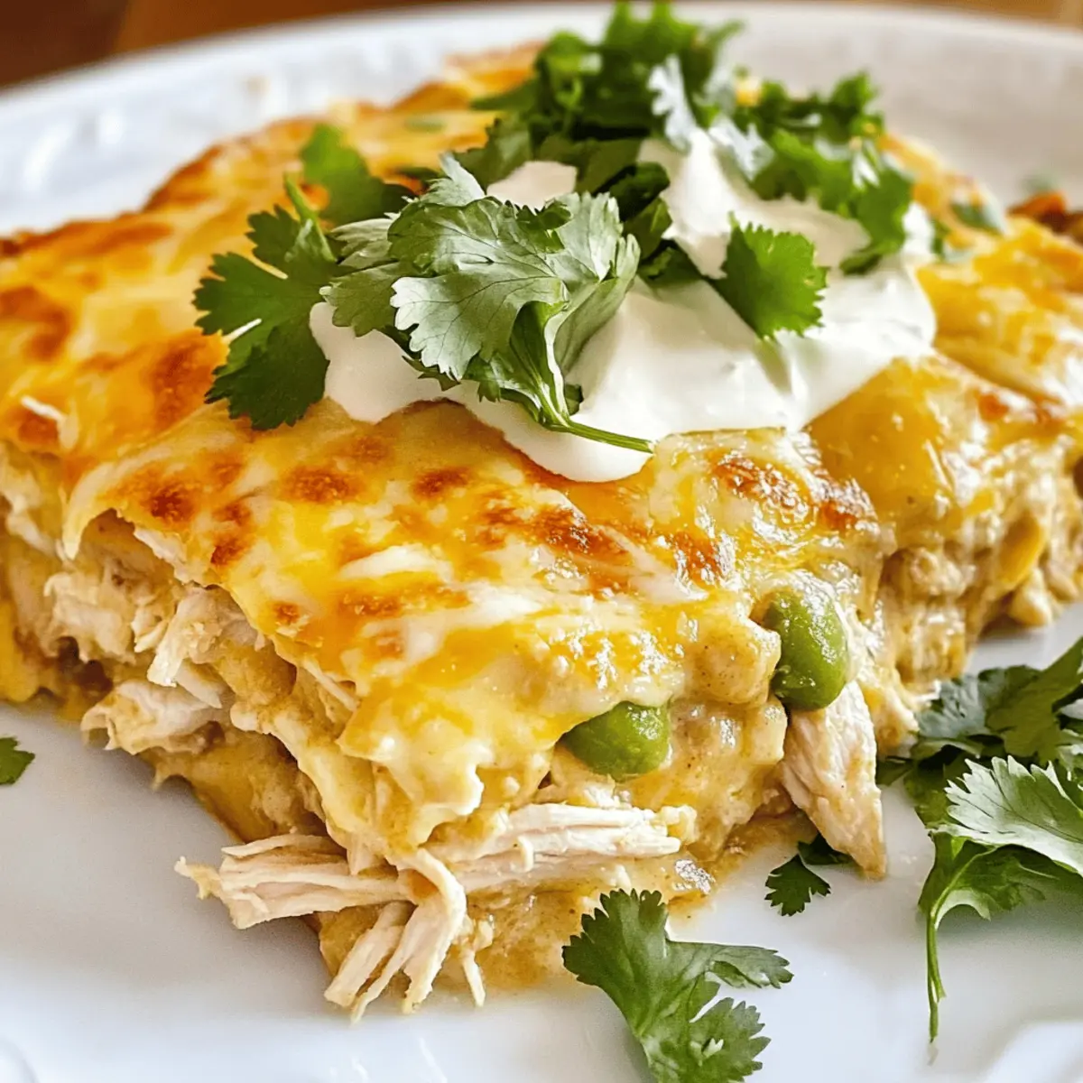 Zesty Green Chile Chicken Enchilada Casserole Delight 4 Green Chile Chicken Enchilada Casserole