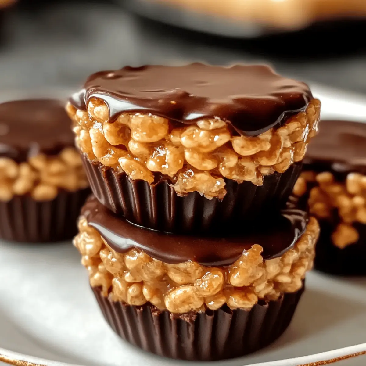 Irresistible Chocolate Peanut Butter Rice Krispie Cups Made Easy 4 Chocolate Peanut Butter Rice Krispie Cups