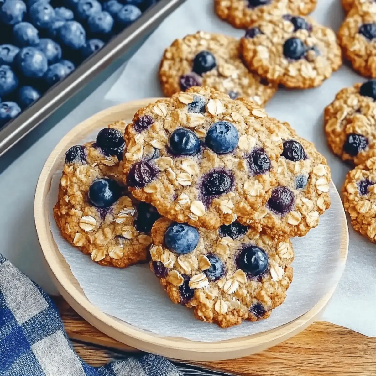 Chewy Blueberry Oatmeal Cookies: Your New Favorite Snack! 4 Chewy Blueberry Oatmeal Cookies