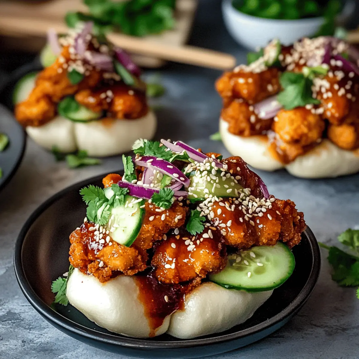 Crispy Korean Chicken Bao for Flavor-Packed Delight 4 Korean Chicken Bao
