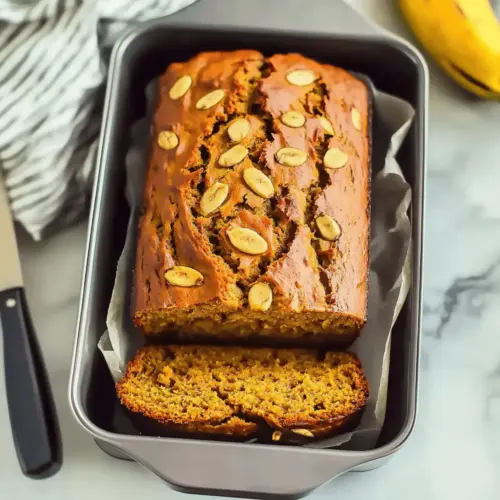 Vegan Pumpkin Banana Bread