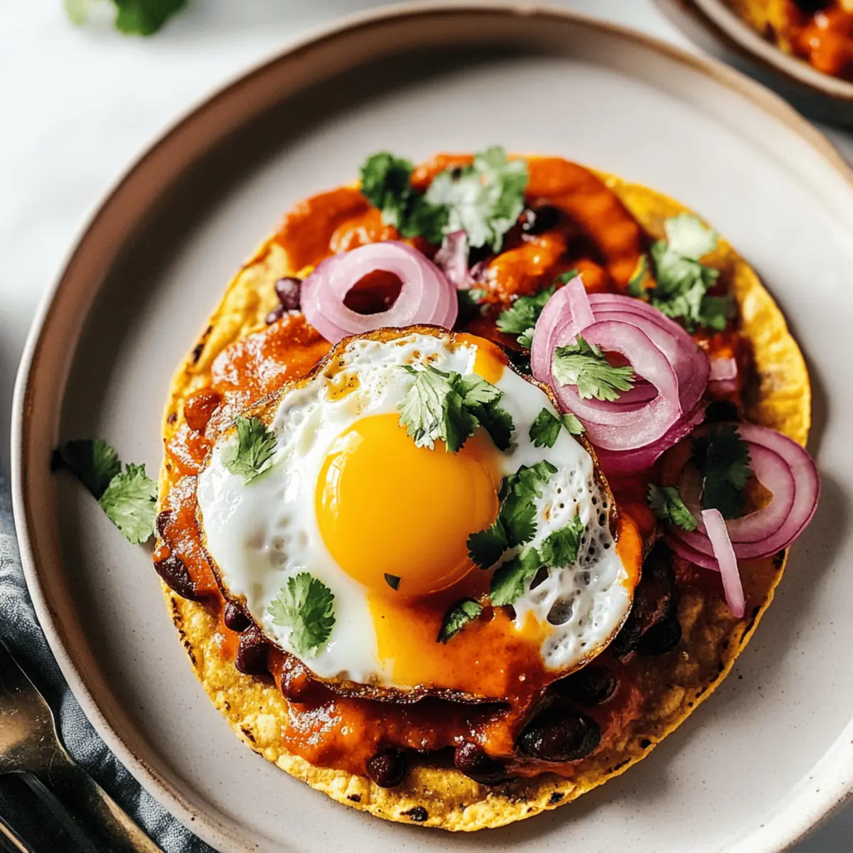 Red Chile Tostadas with Eggs for a Flavorful Breakfast Boost 4 Red Chile Tostadas with Eggs