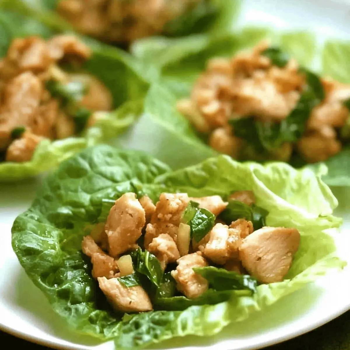 Flavor-Packed Basil Chicken Lettuce Wraps for Light Dinners 2