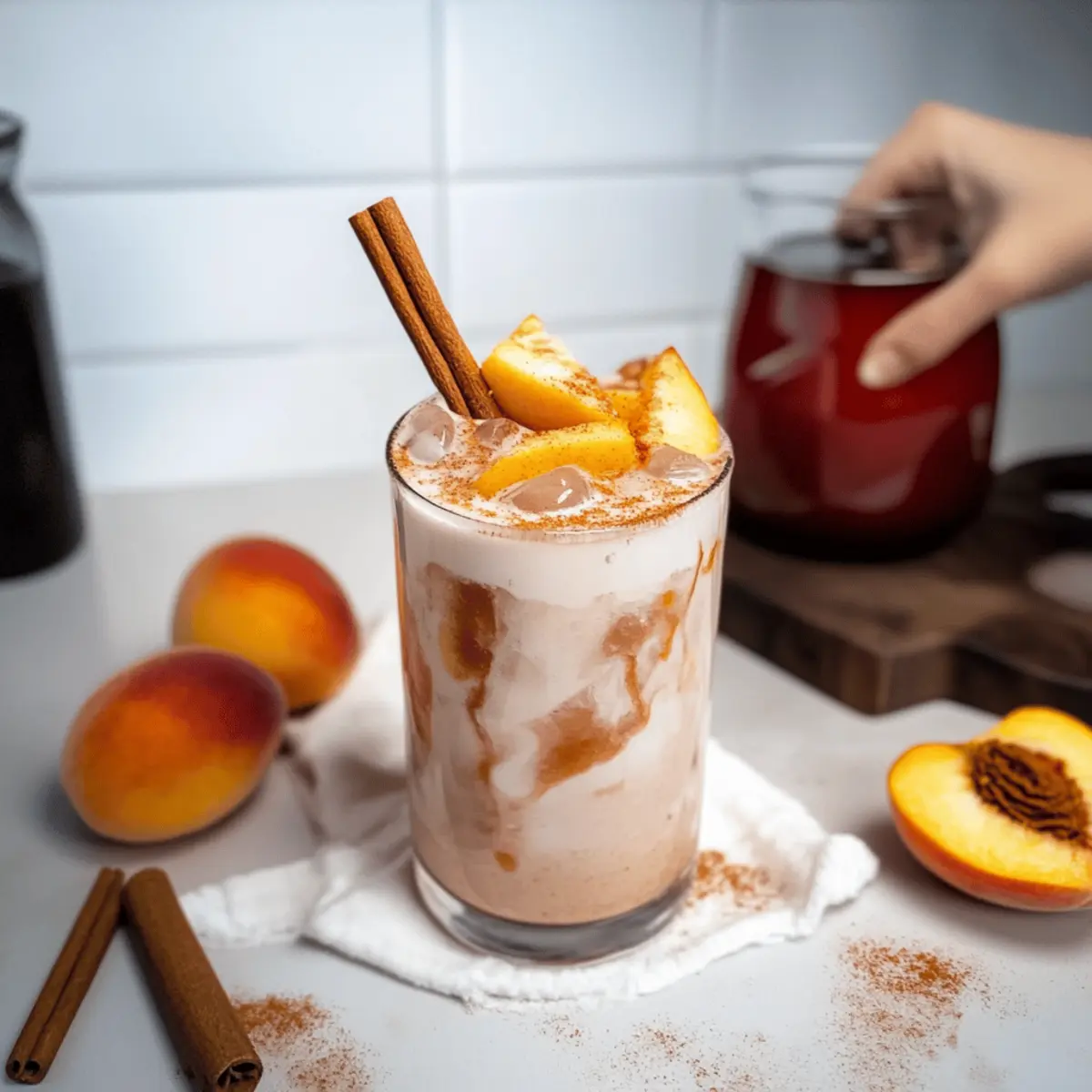 Peach Cobbler Chai Latte: Refreshing Comfort for Summer Sips 25 Peach Cobbler Chai Latte rg0zlw