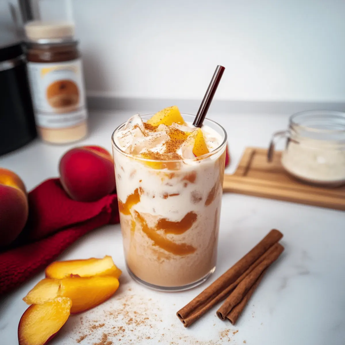 Peach Cobbler Chai Latte: Refreshing Comfort for Summer Sips 28 Peach Cobbler Chai Latte