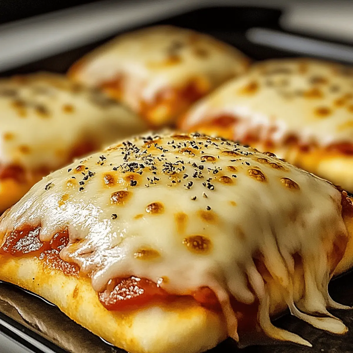 Homemade Easy Cheesy Pizza Pockets