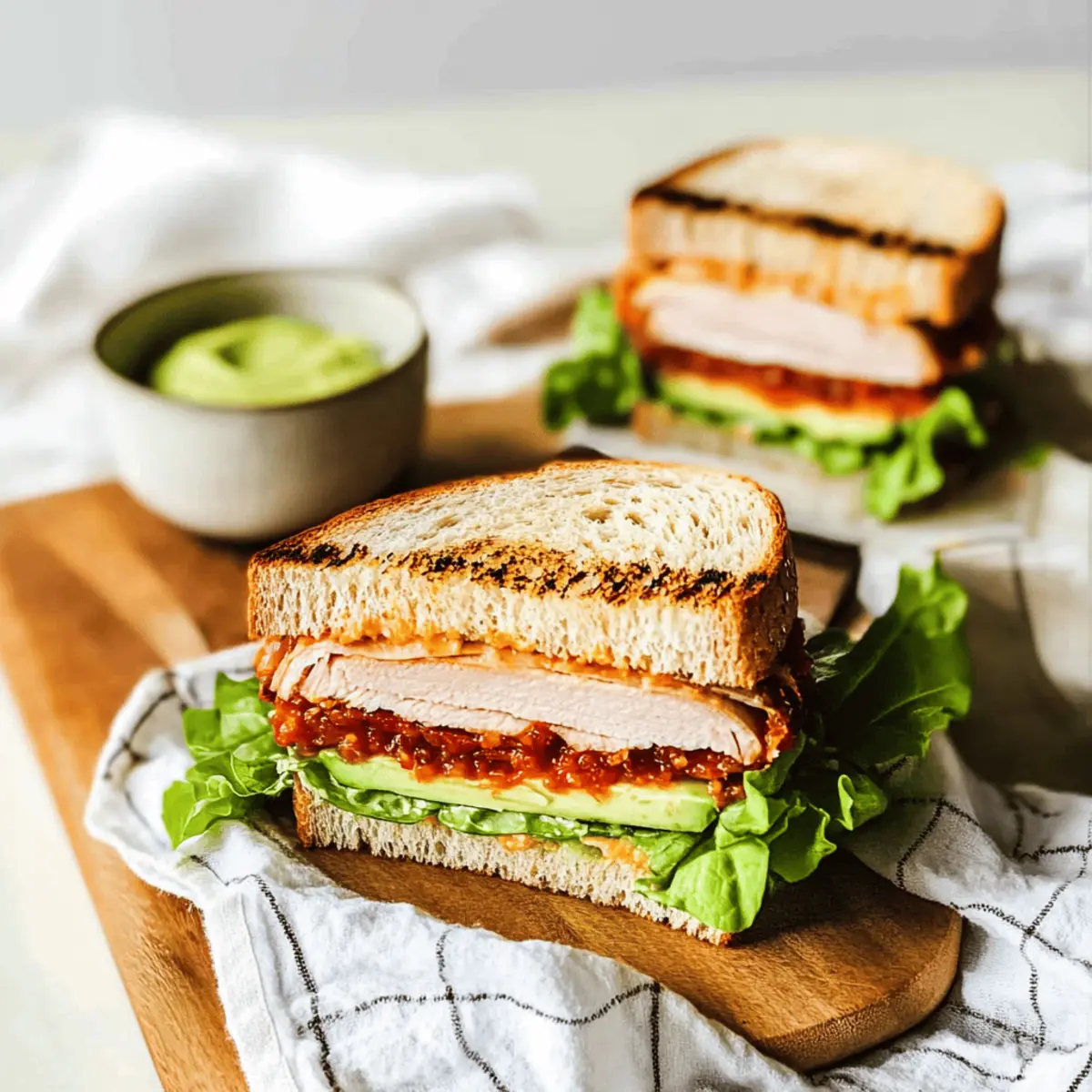Ultimate Turkey Club Sandwich with Sun-Dried Tomato Twist 34