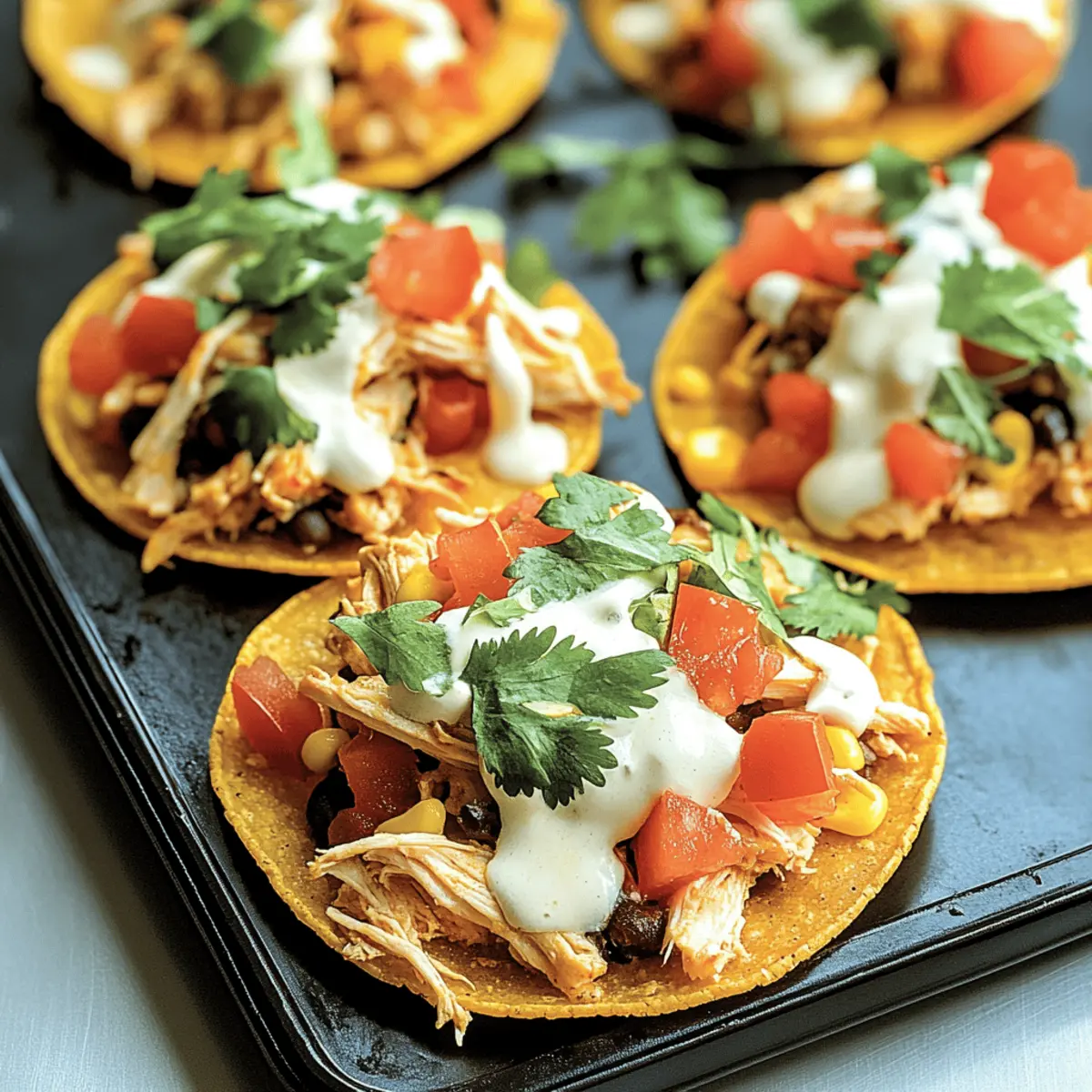 Savory Mexican Rotisserie Chicken Tostadas for Busy Nights 4 Mexican Rotisserie Chicken Tostadas
