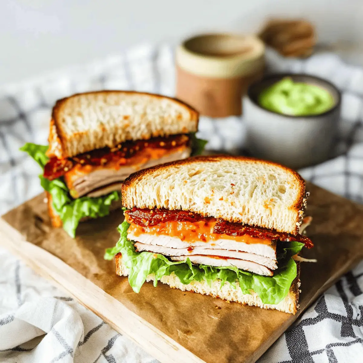 Ultimate Turkey Club Sandwich with Sun-Dried Tomato Twist 33