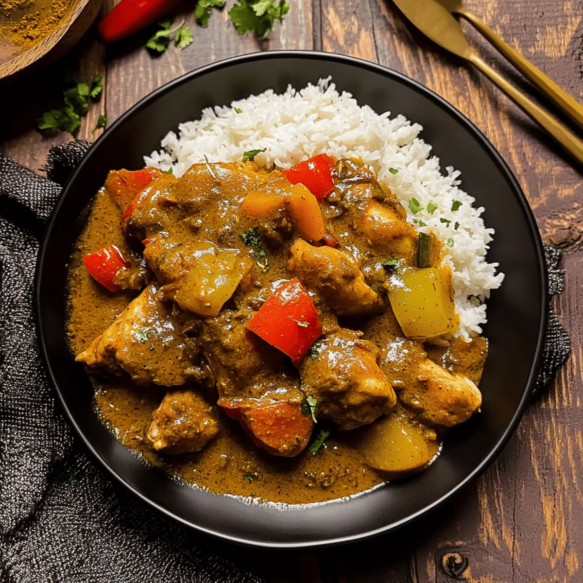 Authentic Jamaican Curry Chicken