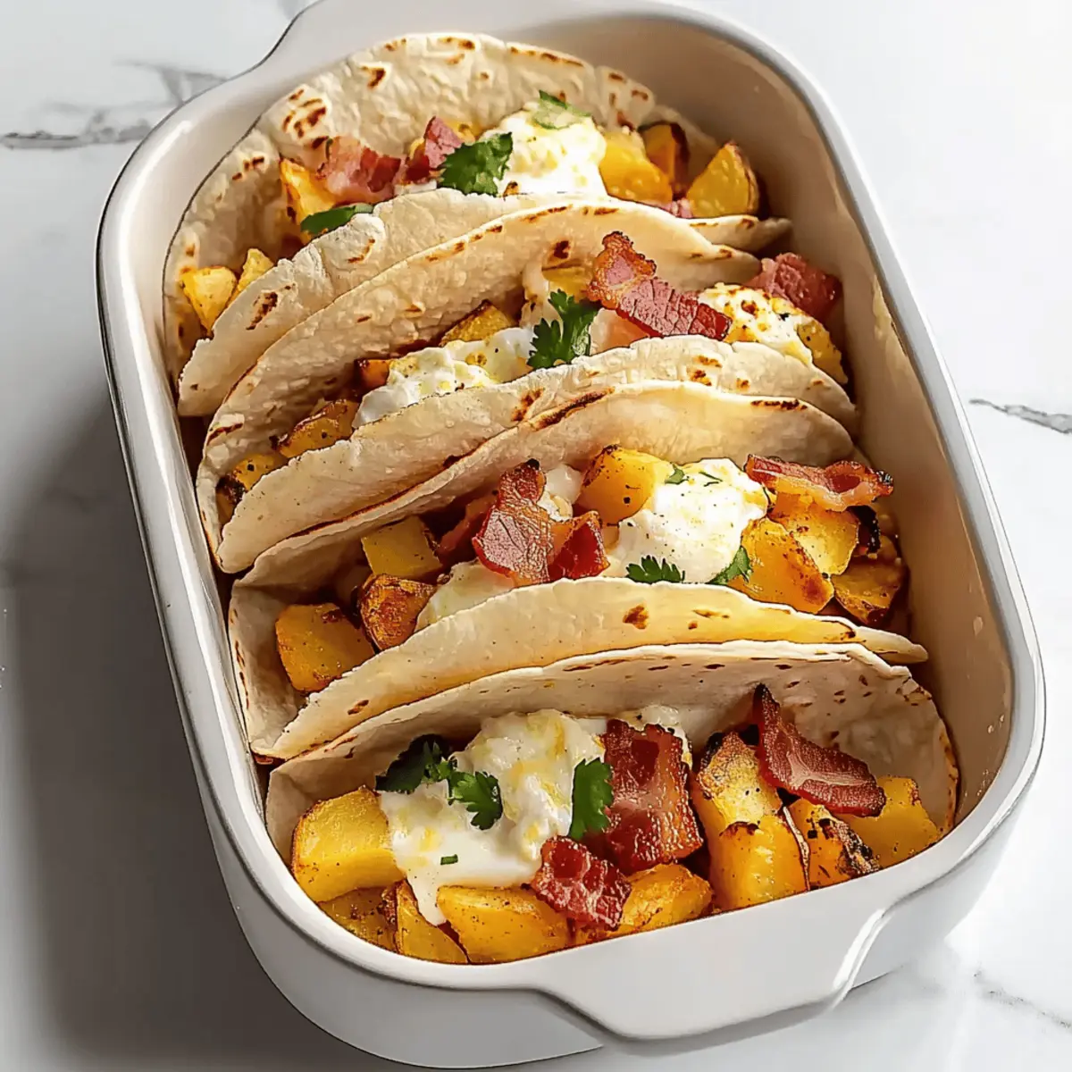 Baked Breakfast Tacos