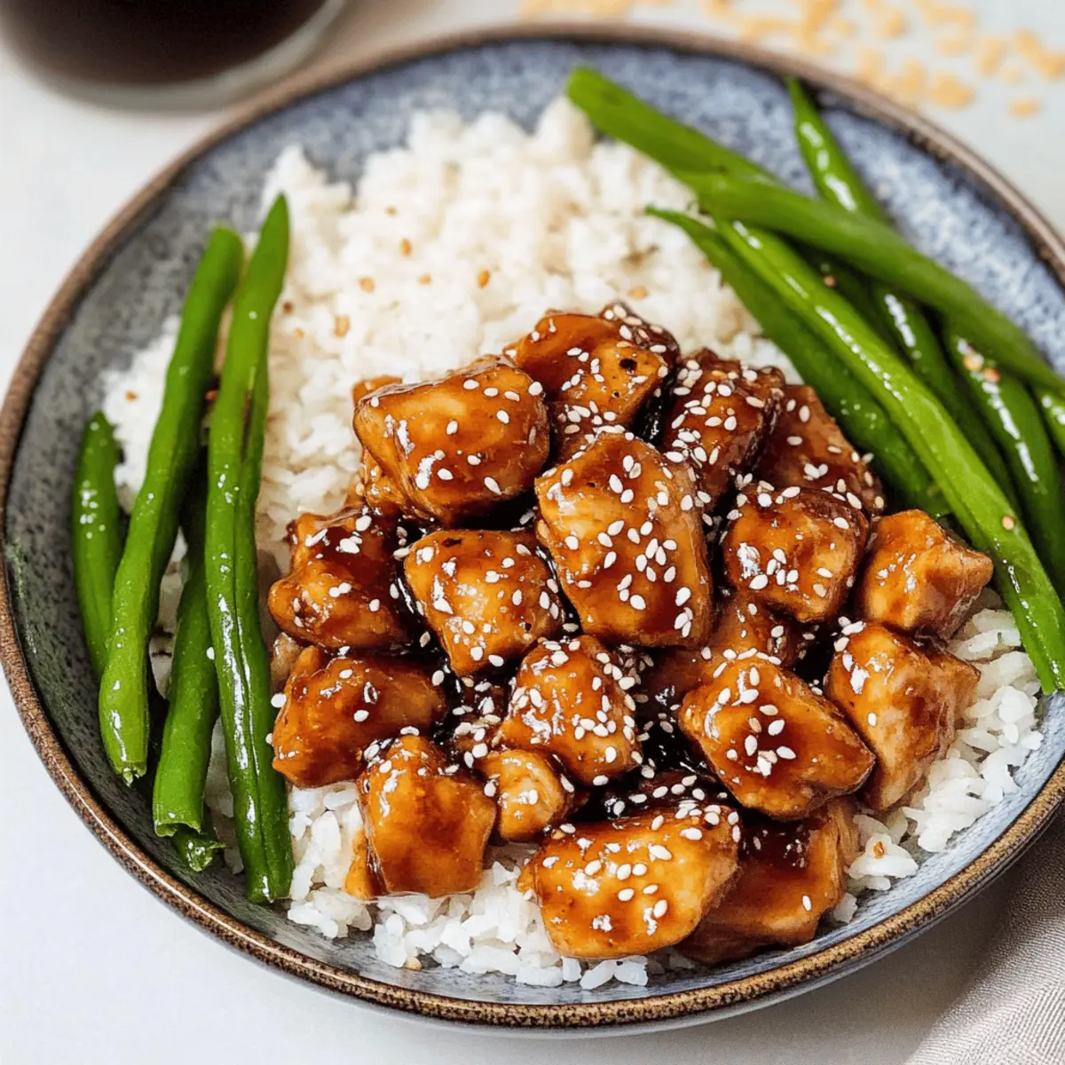 Healthy Sesame Chicken