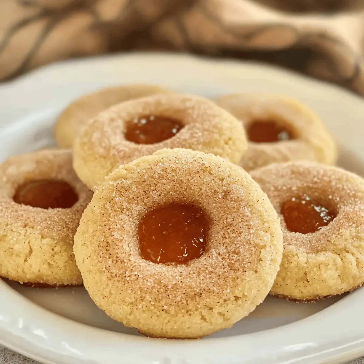 Apple Butter Thumbprint Cookies kaghgp