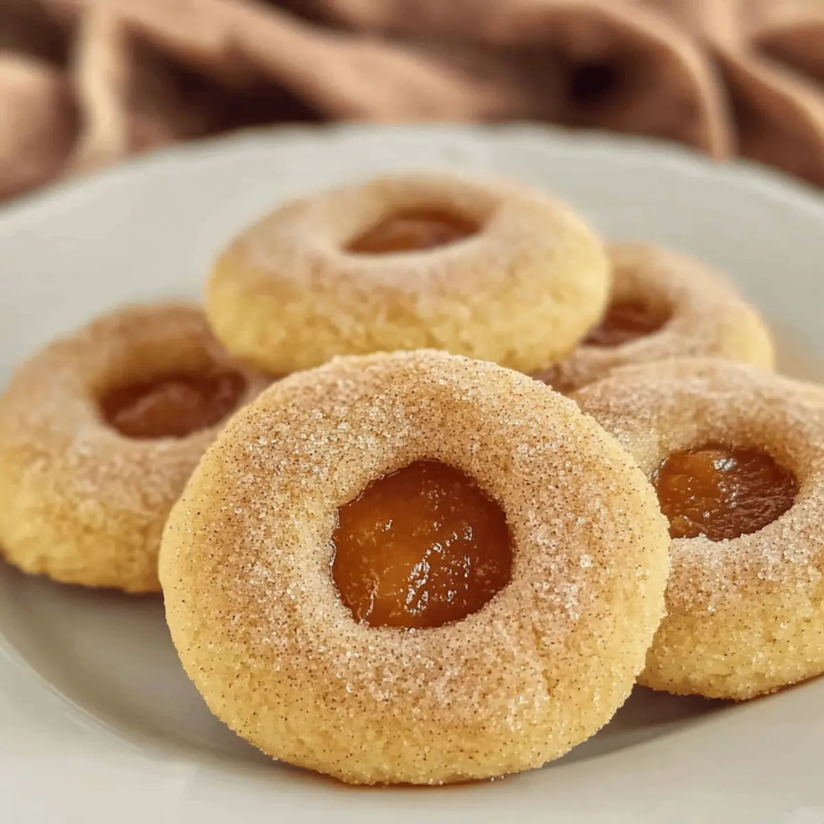 Apple Butter Thumbprint Cookies o3chro