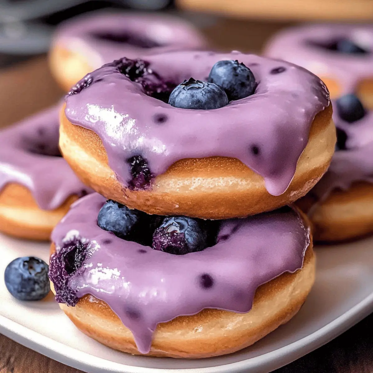Baked Blueberry Cake Donuts Your New Morning Delight 40 Baked Blueberry Cake Donuts ssihrr