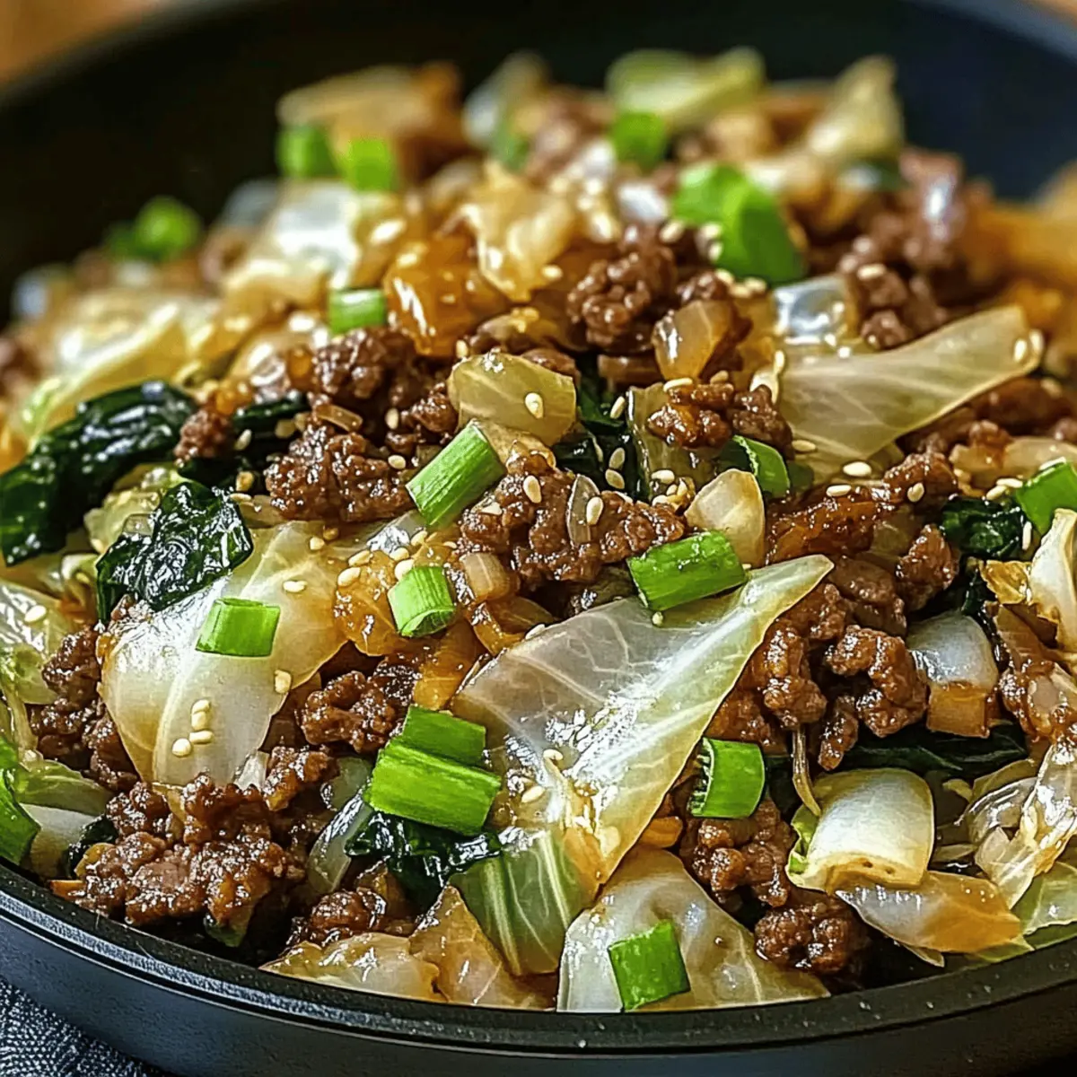 Savory Beef & Cabbage Skillet – Quick Family Dinner Delight 1 Beef Cabbage Skillet cydpqk