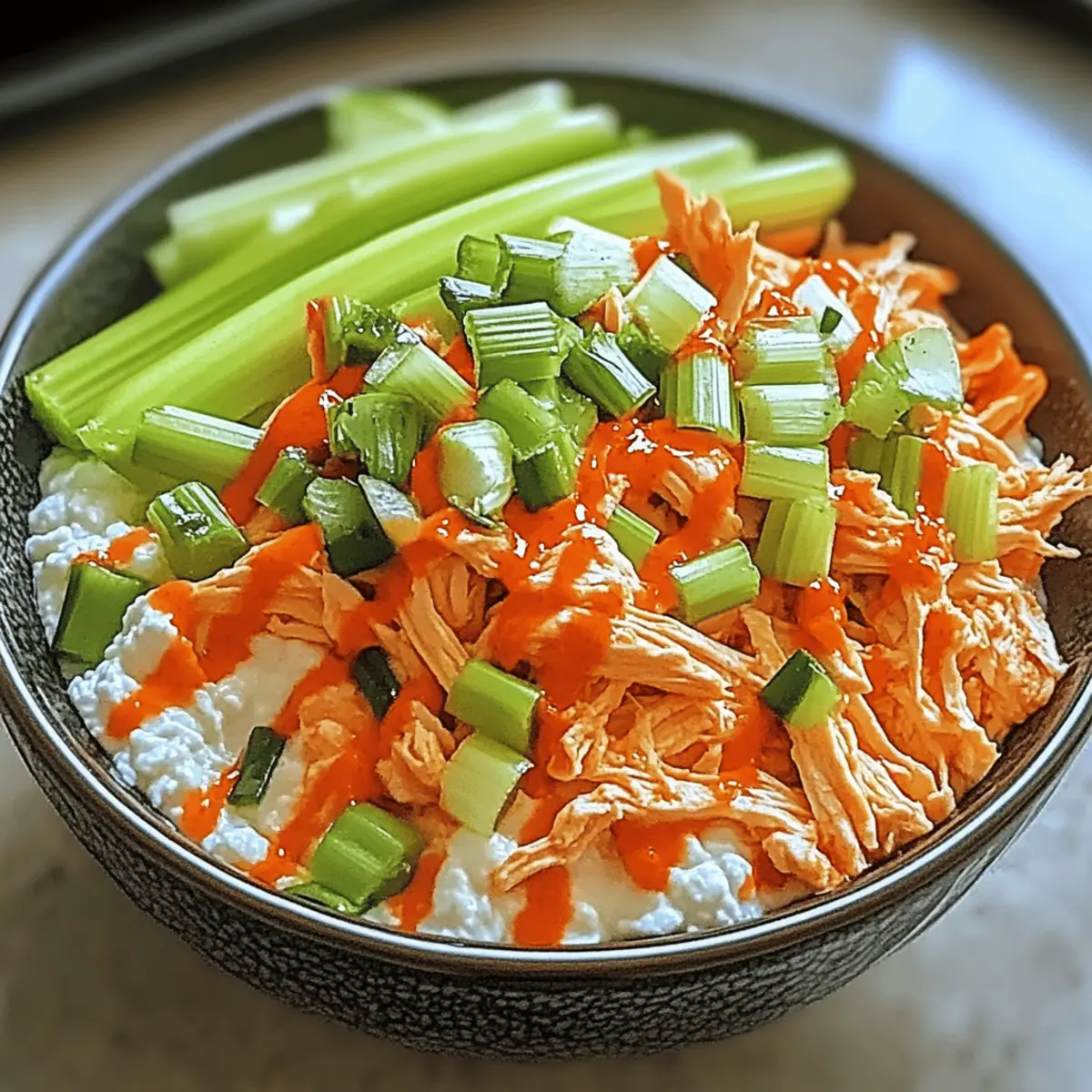 Buffalo Chicken Cottage Cheese Bowl: A Spicy Protein Delight 12 Buffalo Chicken Cottage Cheese Bowl