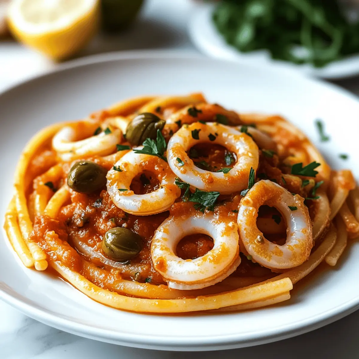 Irresistible Calamari Puttanesca: A Flavorful Twist on Tradition 4 Calamari Puttanesca