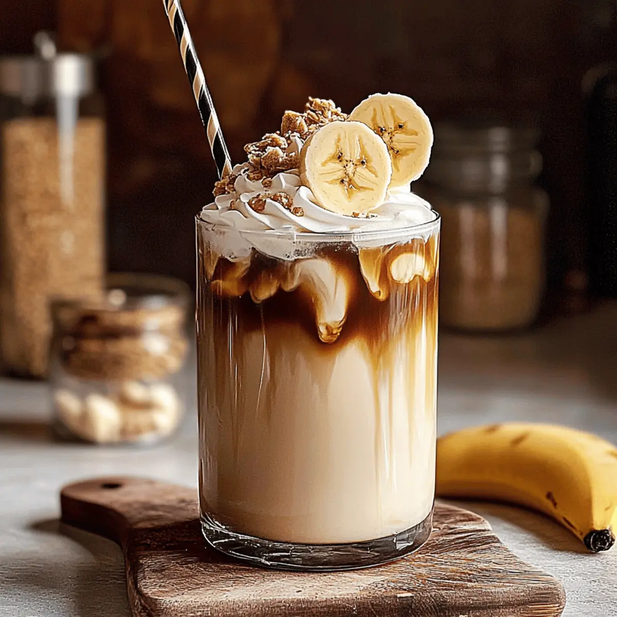 Indulge in a Creamy Caramelized Banana Iced Latte Delight 18 Caramelized Banana Iced Latte c99gzy