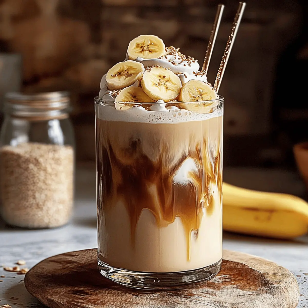 Indulge in a Creamy Caramelized Banana Iced Latte Delight 19 Caramelized Banana Iced Latte h7c0us