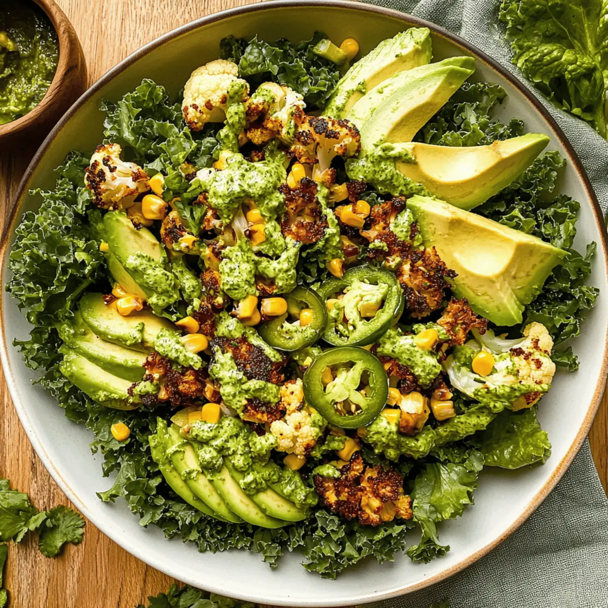 Savor the Flavor: Cauliflower Green Goddess Salad Bliss 24 Cauliflower Green Goddess Salad ap95bs