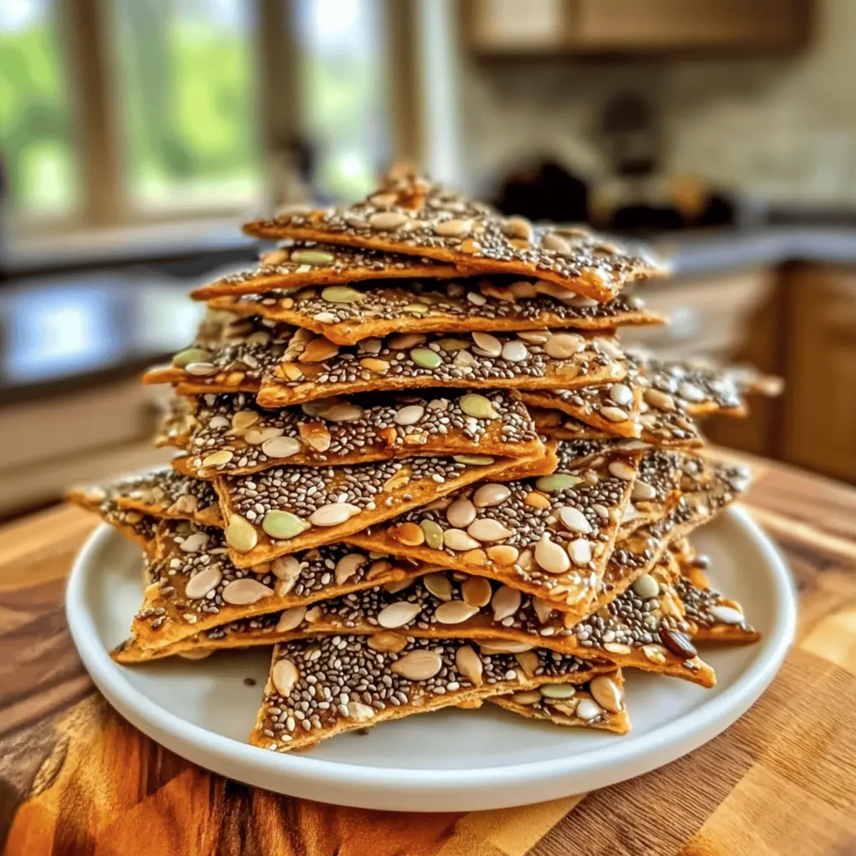 Crunchy Chia & Flax Seed Crackers for Guilt-Free Snacking 34