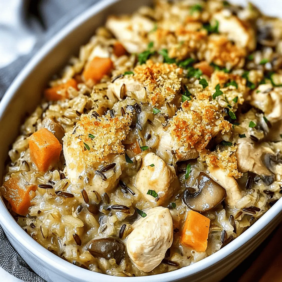 Cozy Up with Chicken Wild Rice Casserole: Pure Comfort Food 2 Chicken Wild Rice Casserole advwnw