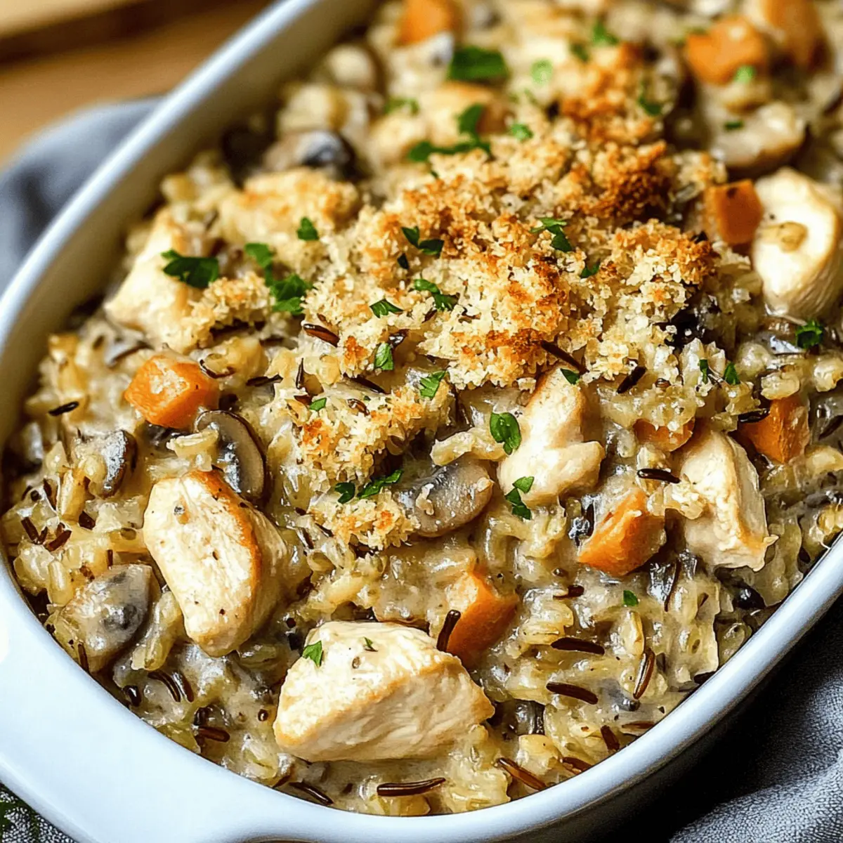 Cozy Up with Chicken Wild Rice Casserole: Pure Comfort Food 4 Chicken Wild Rice Casserole