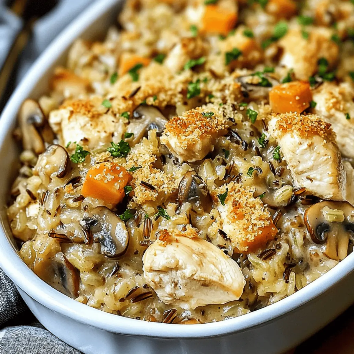 Cozy Up with Chicken Wild Rice Casserole: Pure Comfort Food 1 Chicken Wild Rice Casserole pj2lnb