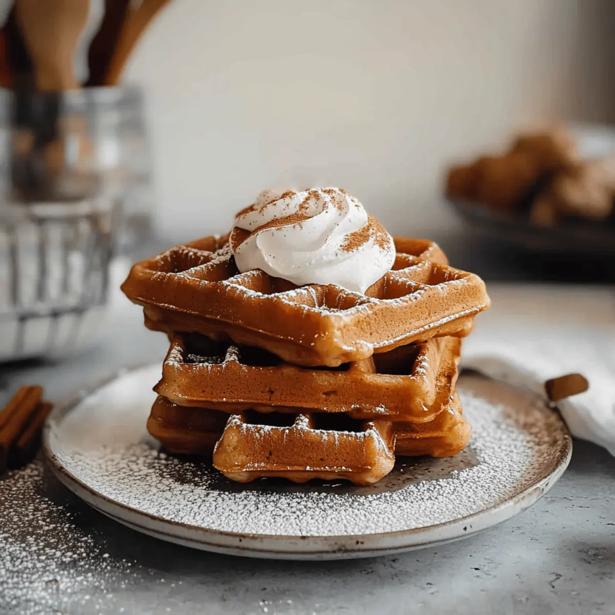 Christmas Morning Gingerbread Waffles to Warm Your Heart 35 Christmas Morning Gingerbread Waffles jji0ls