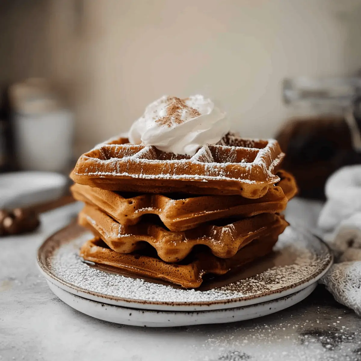 Christmas Morning Gingerbread Waffles to Warm Your Heart 36