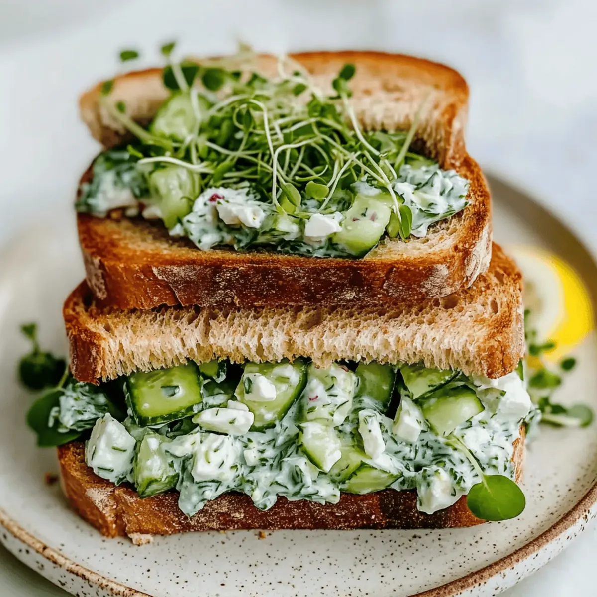Cucumber Salad Sandwiches: Light and Crunchy Lunch Bliss 20 Cucumber Salad Sandwiches