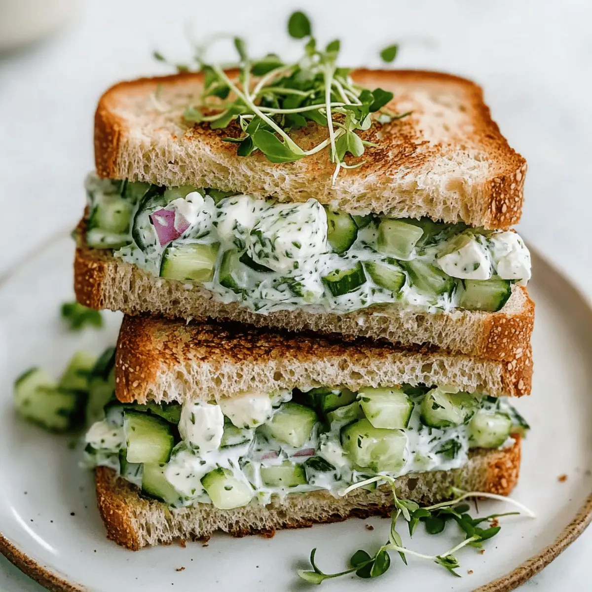 Cucumber Salad Sandwiches: Light and Crunchy Lunch Bliss 17