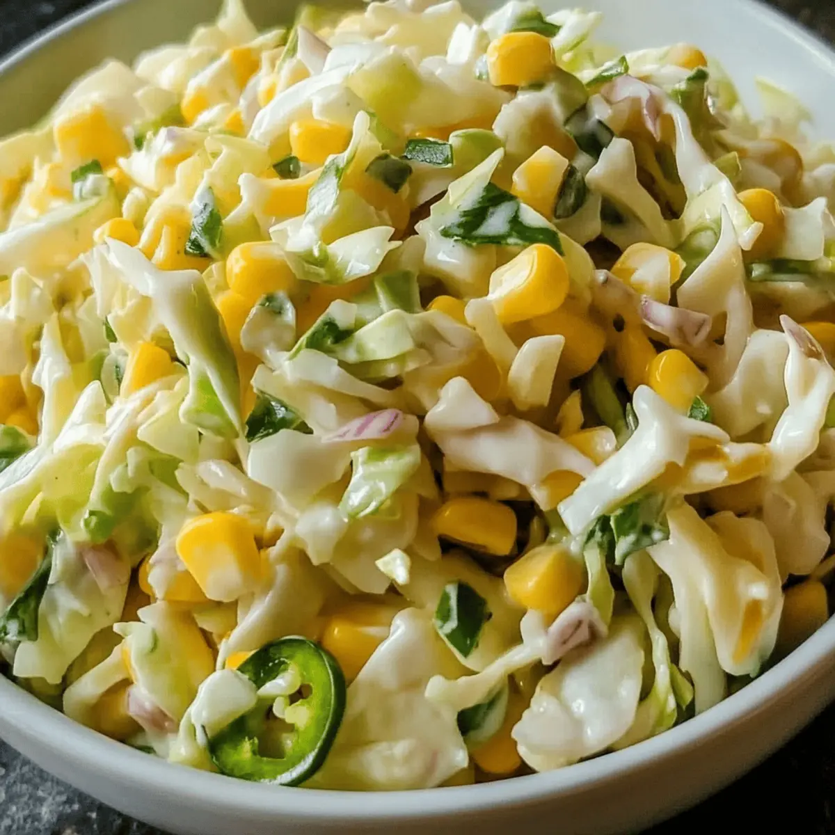 Zesty Jalapeno Corn Coleslaw for a Flavorful Twist 36
