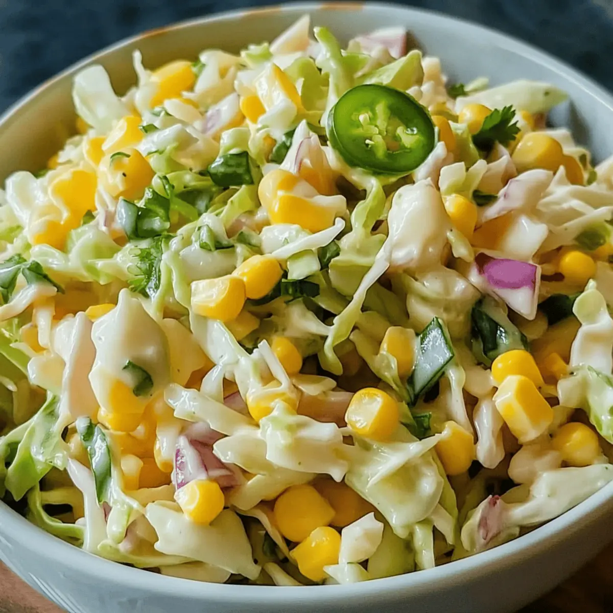 Zesty Jalapeno Corn Coleslaw for a Flavorful Twist 35 Jalapeno Corn Coleslaw mjrcpt