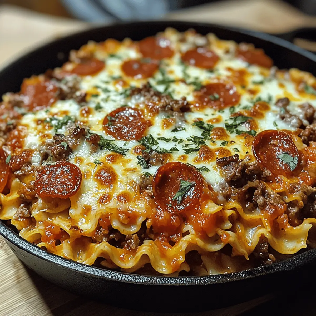 Pizza Lasagna Skillet Bake: Comfort Food in 30 Minutes 1 Pizza Lasagna Skillet Bake rbptos