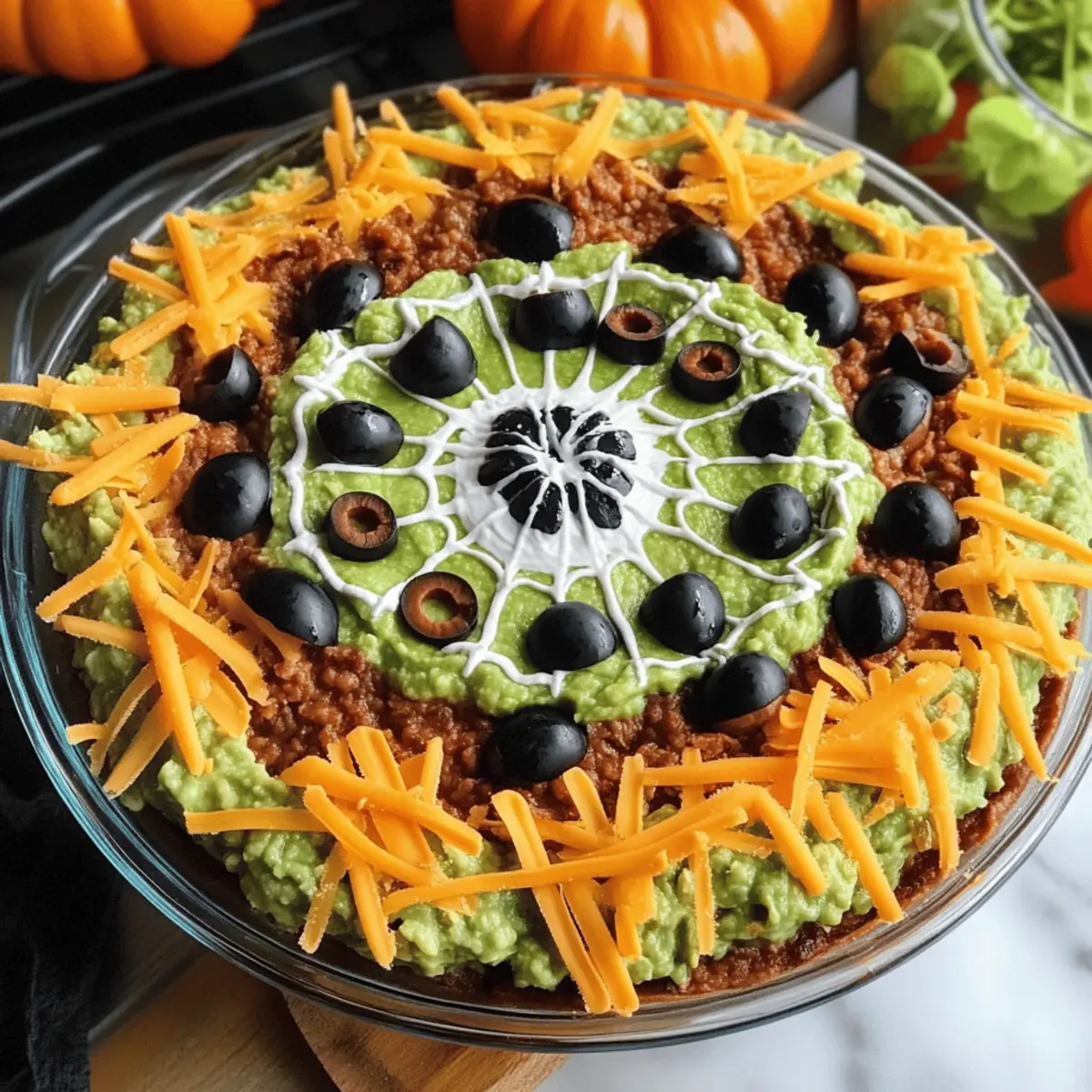 Spider Web Taco Dip: A Fun, Creamy Halloween Treat 12 Spider Web Taco Dip
