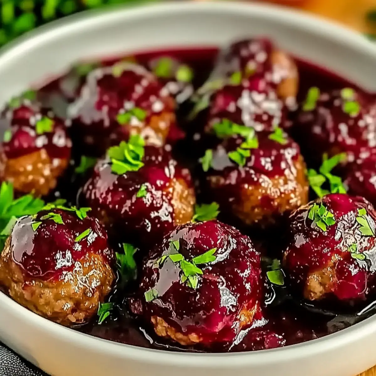 Cranberry Meatballs