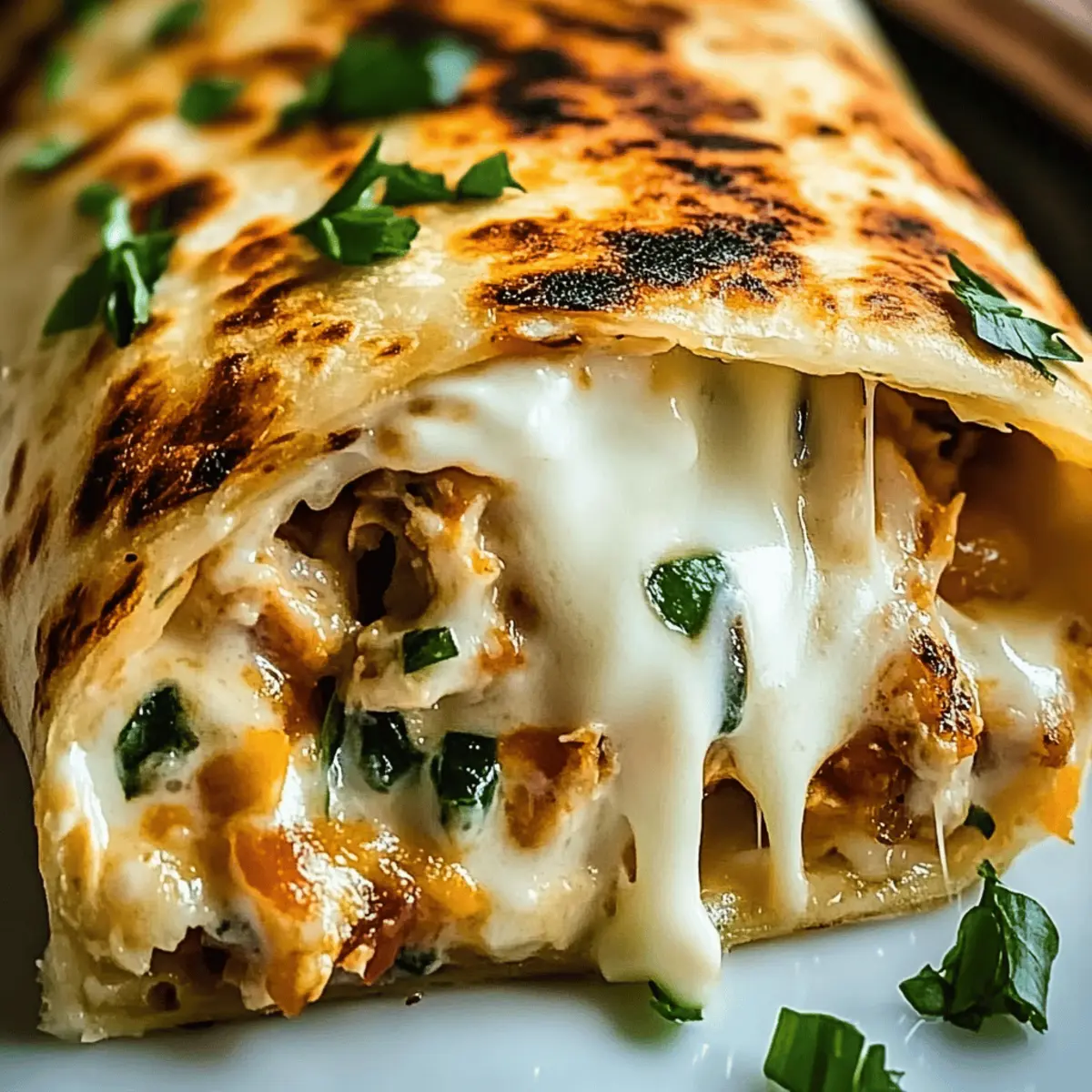 Cheesy Garlic Chicken Wraps That Will Brighten Your Weeknights 6 Cheesy Garlic Chicken Wraps rsbjls